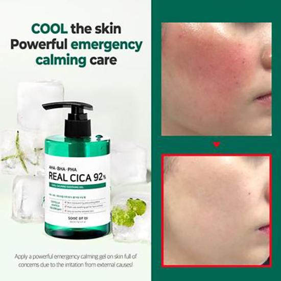 SOME BY MI - *AHA-BHA-PHA Real Cica 92% Cool Calming Soothing Gel 300ml(8809647391098)