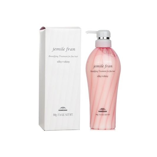 [Worldwide]*[Silky x Shiny]Milbon Jemile Fran Beautifying Treatment for Fine Hair 500g(4954835136013)[Parallel Import]