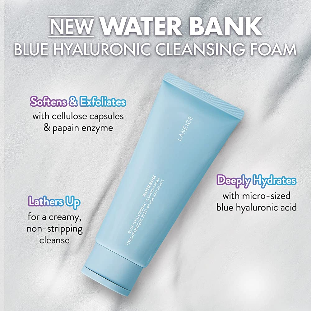Laneige - *Water Bank Blue Hyaluronic Cleansing Foam 150g(8809803502931)