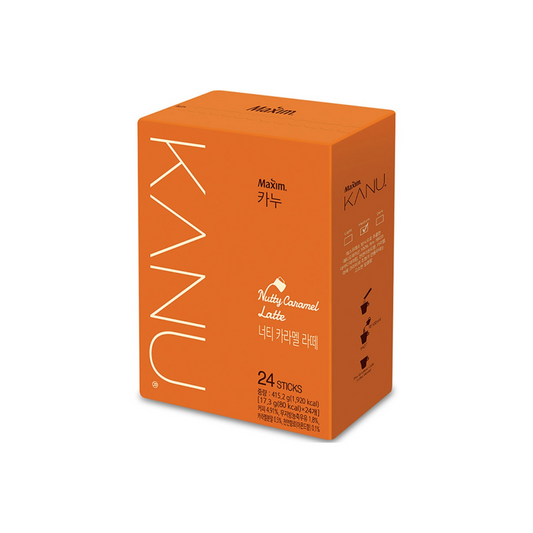 [Worldwide]*Maxim Nutty Caramel Latte(24 Sticks)(8801037004144)[Parallel Import]