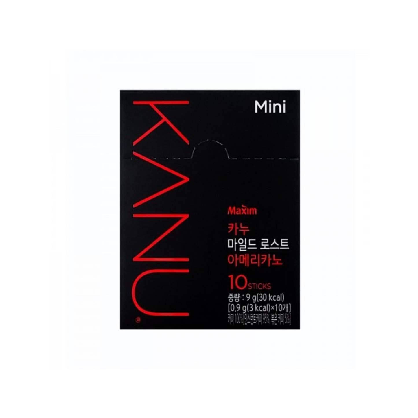 [Worldwide]*KANU*Gong Yoo Maxim Mini Mild Roast Coffee Mix (10 Sticks)[Americano](8801037053425) [Parallel Import]
