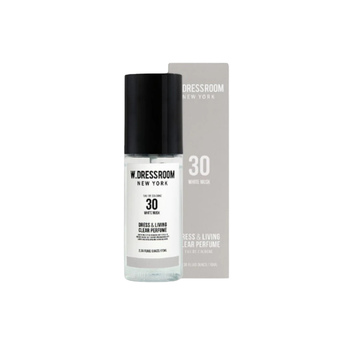 [Worldwide]*W.dressroom*Dress & Living Clear Perfume (No.30 White Musk) 70ml(8805301009729)[Parallel Import]