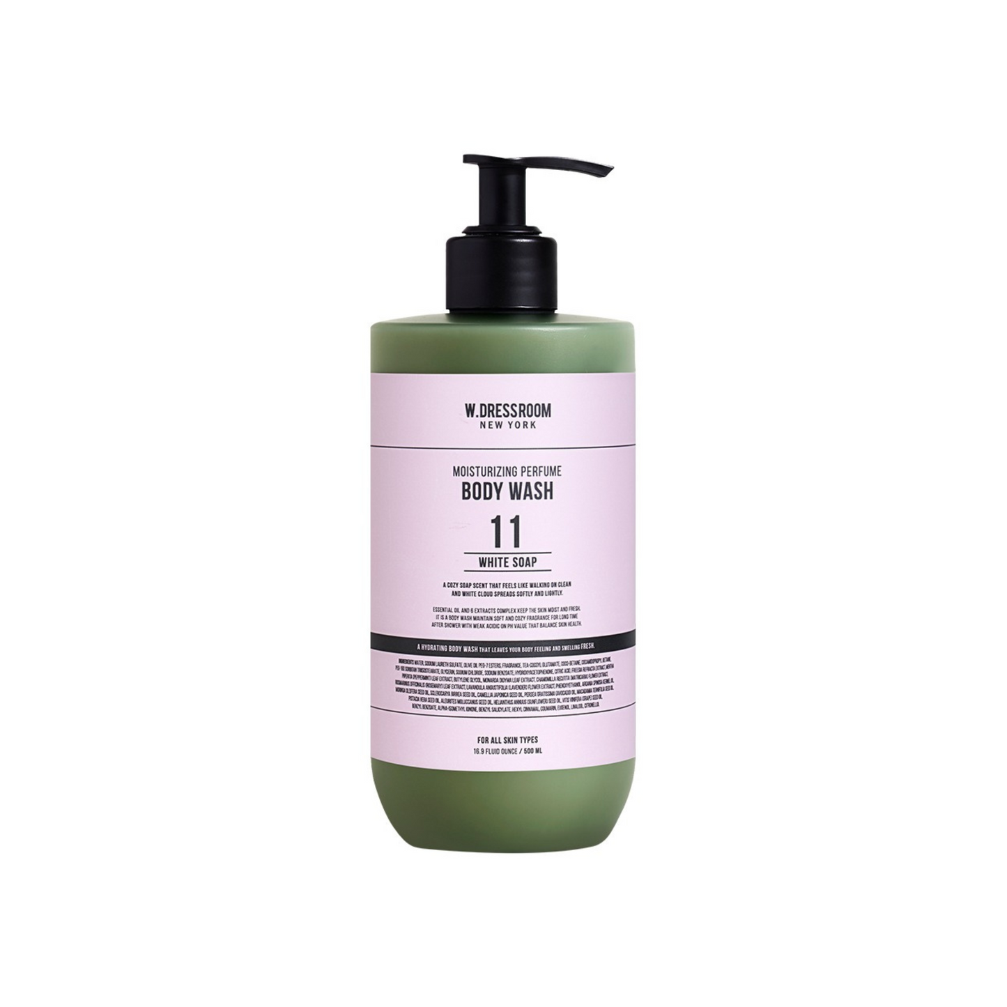 [Worldwide]*Moisturizing Perfume Body Wash (No.11 White Soap) 500ml(8805301011128)[Parallel Import]