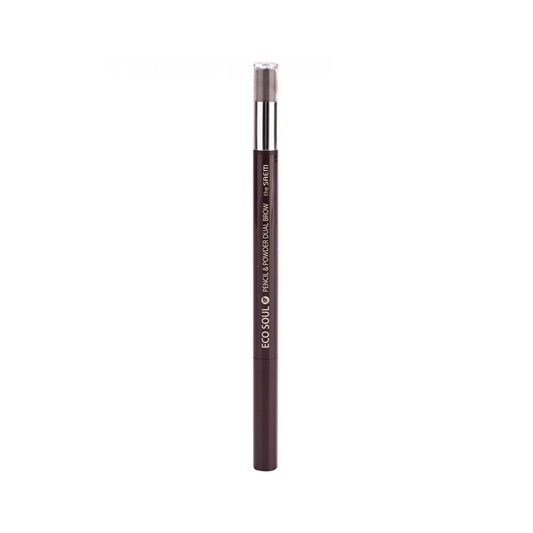 [Worldwide]*The saem*#3 Deep Gray/Eco soul pencil & powder dual brow(8806164134764)[Parallel Import]