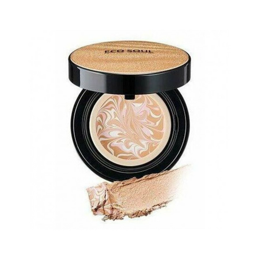 [Worldwide]*The saem*Eco Soul Essence Foundation Pact 21 Light Beige(8806164169865)[Parallel Import]