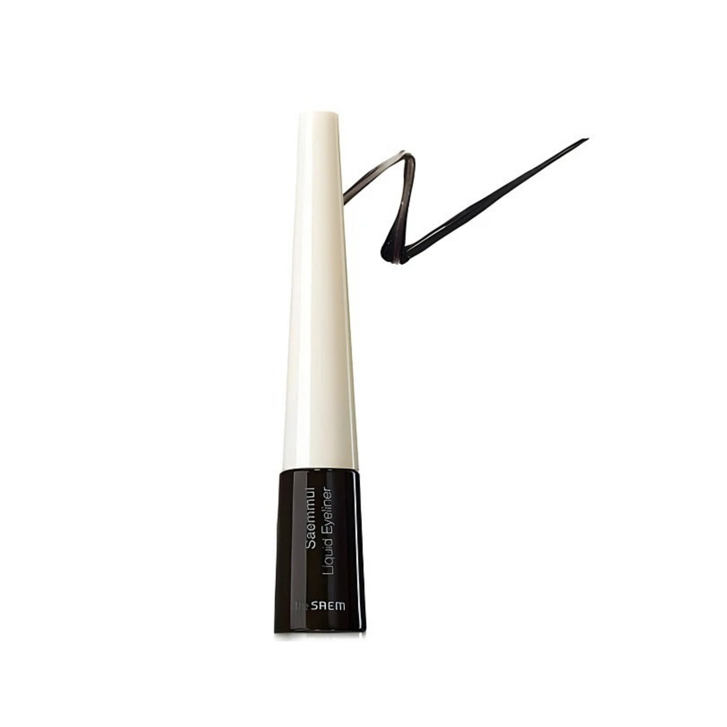 [Worldwide]*The saem*01 Deep Black/Saemmul Liquid Eyeliner(8806164181096)[Parallel Import]