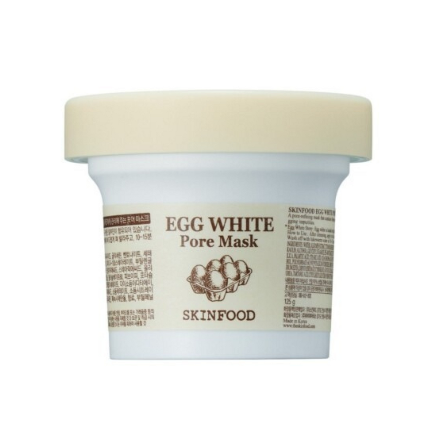 [Worldwide]*Skinfood*Egg White Pore Mask 125g(8809032673778) [Parallel Import]