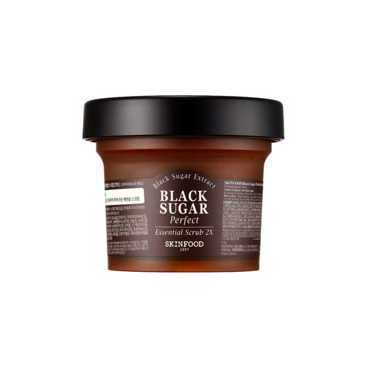 [Worldwide]*Skinfood*Black Sugar Perfect Essential Scrub 2X 100g(8809153108371)[Parallel import]