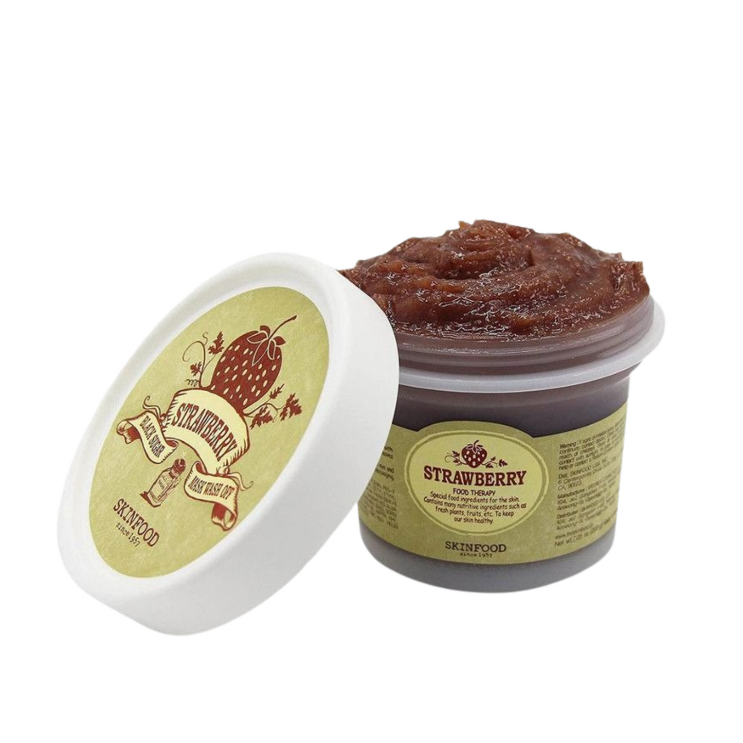 [Worldwide]*Skinfood*Black Sugar Strawberry Mask Wash Off 120g(8809327946105) [Parallel Import]