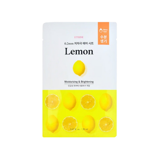 [Worldwide]*Etude*0.2 Therapy Air Mask 1pc(Lemon)(8809668016277)[Parallel Import]