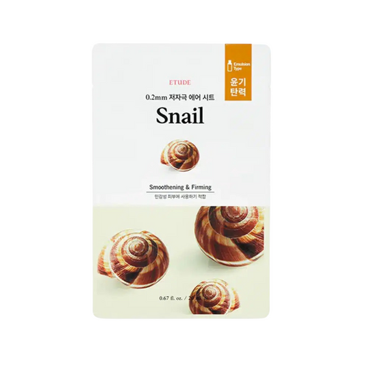 [Worldwide]*Etude*0.2 Therapy Air Mask 1pc(Snail)(8809820699317)[Parallel Import]