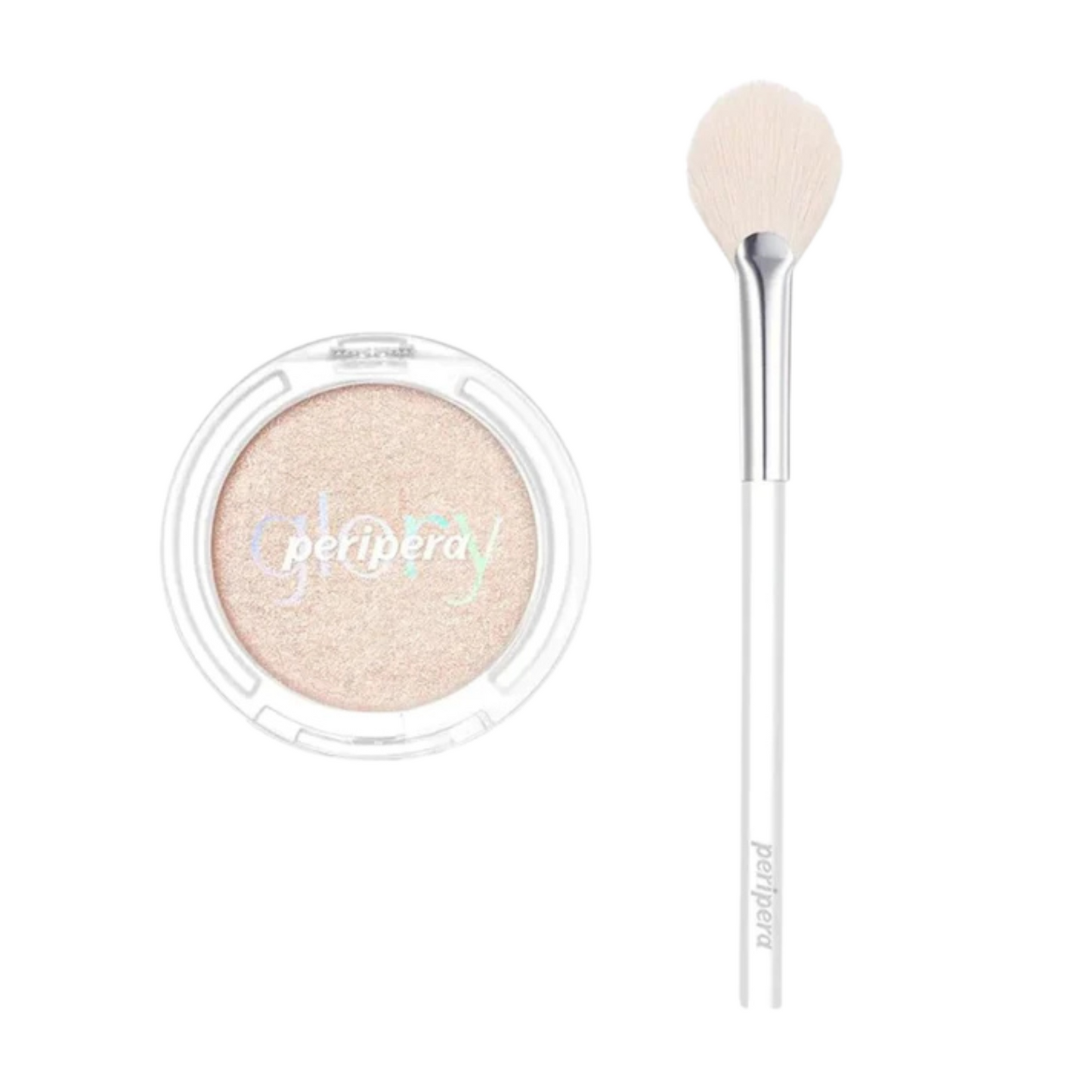 [Worldwide] Peripera *Highlighter+Brush*#01 Day Glory/Pure Glory Highlighter + Brush (8809828419610)[Parallel Import]