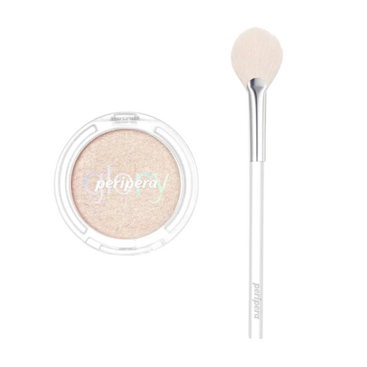 [Worldwide] Peripera *Highlighter+Brush*#01 Day Glory/Pure Glory Highlighter + Brush (8809828419610)[Parallel Import]