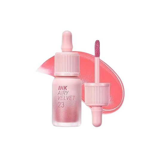 [Worldwide] Peripera *Lip Tint*#23 In The Peachligh/Ink Airy Velvet Lip Tint 4g(8809828419733)[Parallel Import]