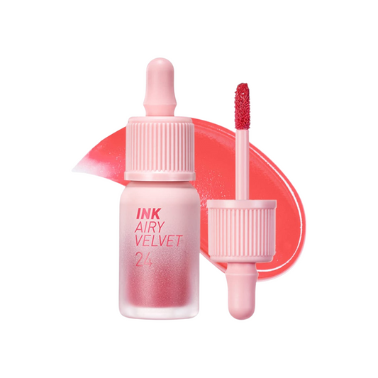 [Worldwide] Peripera *Lip Tint*#24 Heavenly Peach/Ink Airy Velvet Lip Tint 4g(8809828419740)[Parallel Import]