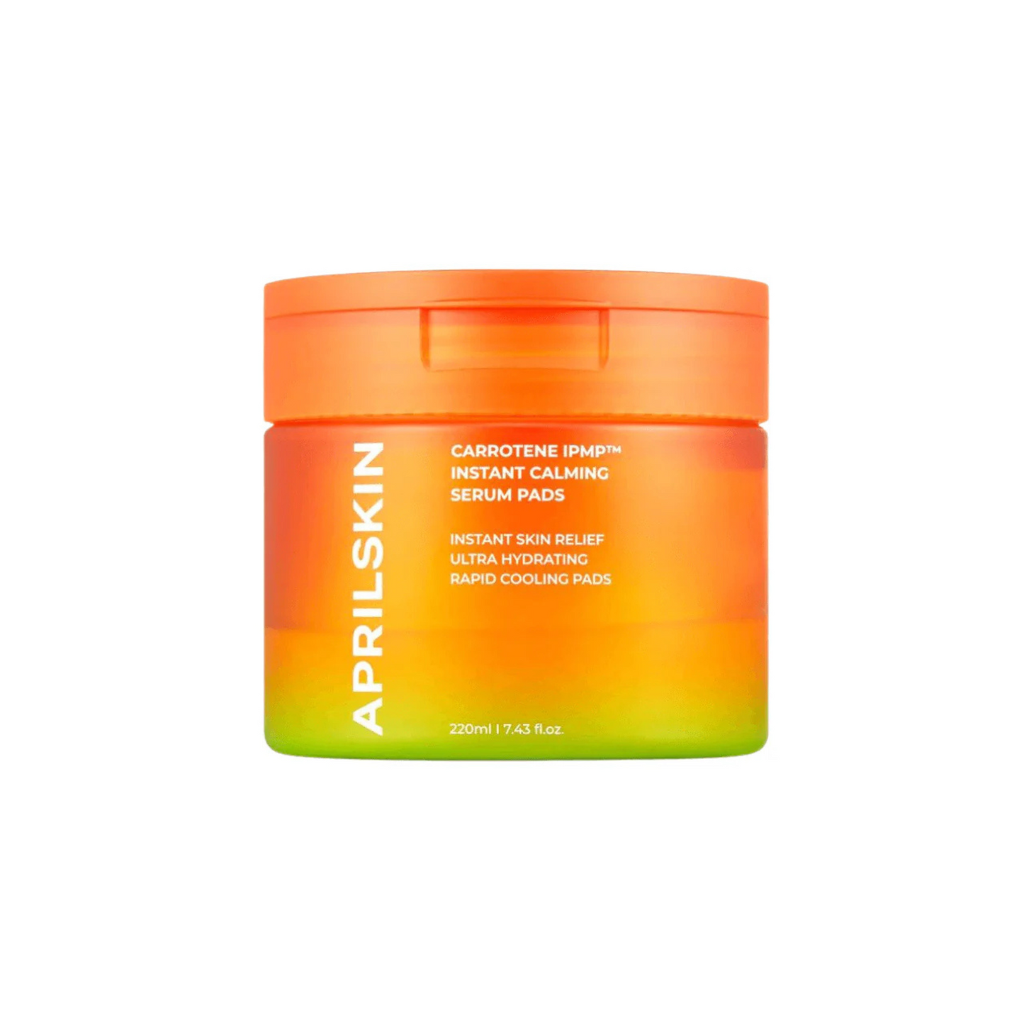 [Worldwide]*Aprilskin*Calming Serum Pads*Carrotene IPMP Instant Calming Serum Pad 80pcs/220ml(8809874483535)[Parallel Import]