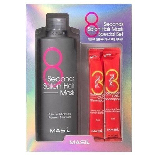 Masil - *SET of 8 Seconds Hair Repair Treatments Mask & Hair Shampoo(8809744060125)