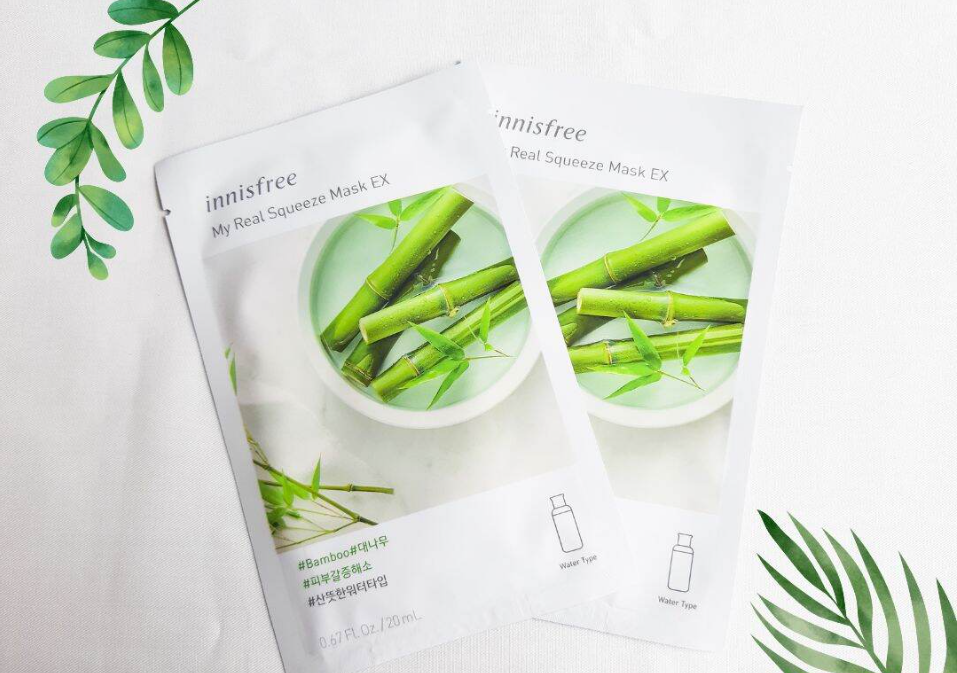 innisfree - *My Real Squeeze Mask EX 1pc(Bamboo)(8809612846189)