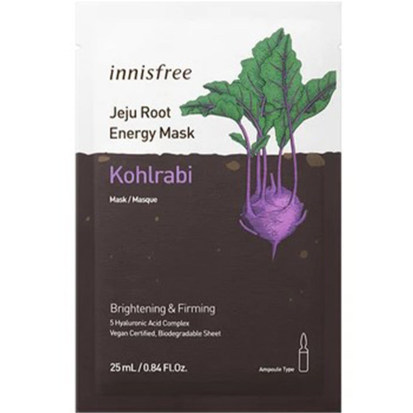innisfree - *Jeju Root Energy Mask 1pc(Kohlrabi)(8809652900070)
