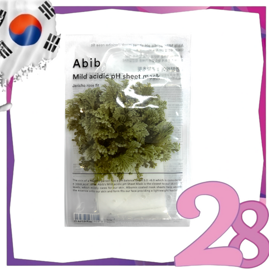 Abib -*10pcs-Mild Acidic pH Sheet Mask Jericho Rose Fit(8809738593448)[Parallel Import]