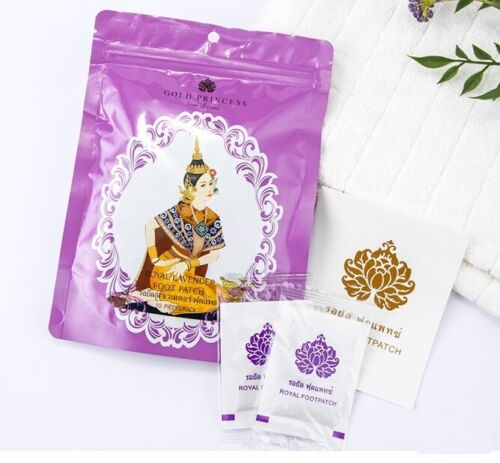 GOLD PRINCESS - *Thailand Royal Foot Stickers-Lavender (10 tablets )(8859443700136)