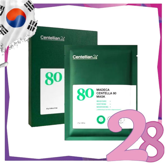 Dongkook Pharmaceutical - *Centellian 24+ Madeca Centella 80 面膜 27g x 4 片(8806109188296) [平行進口] 