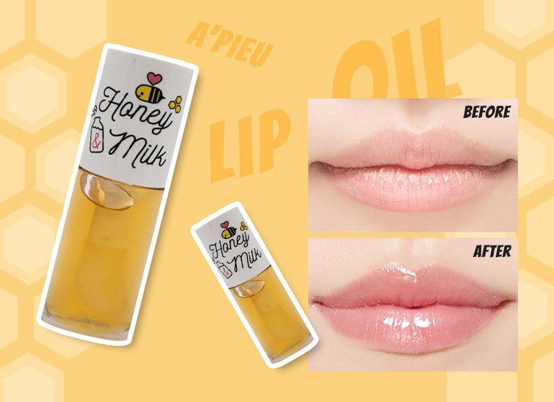 A'PIEU - *Honey & Milk Lip Oil 5g(8809530070499)