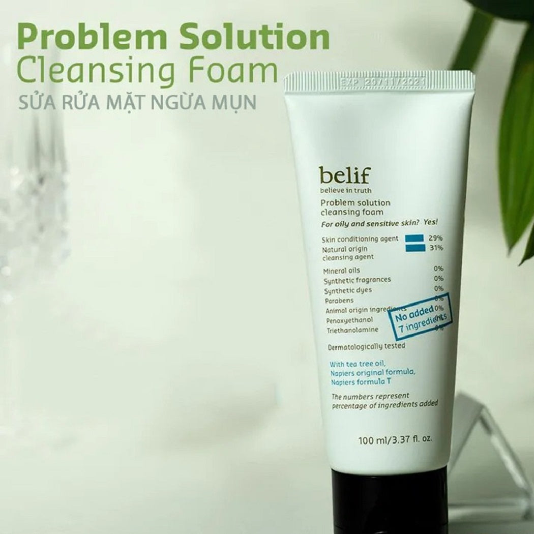 BELIF - *Problem solution green cleansing foam 100ml(8801051682243)
