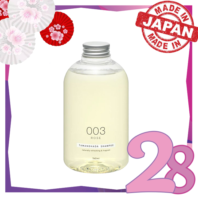 TAMANOHADA - *【003-Rose】Tamanohada Shampoo 540ml(4904551207030)