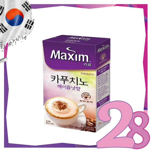 DONGSUH - *Maxim Cappuccino Hazelnut (10 Sticks)(8801037056952)