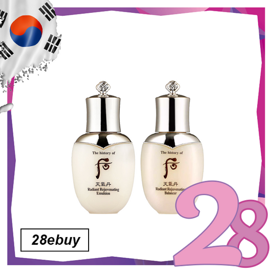 The History Of Whoo - *ラディアント リジュビネイティング バランサー 25ml &amp; エマルジョン 25ml セット( 7002021031899 )