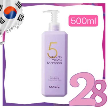 Masil - *5 Salon No Yellow Shampoo 500ml(8809744061191)