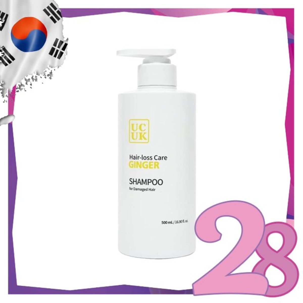Korea - *UCUK - Hair-Loss Care Ginger Shampoo 500ml(8808033011831)