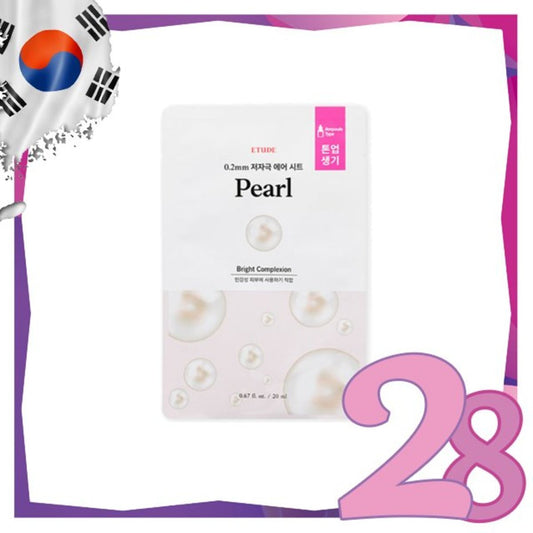 Etude House - *0.2 Therapy Air Mask 1pc(Pearl)(8809668016260)