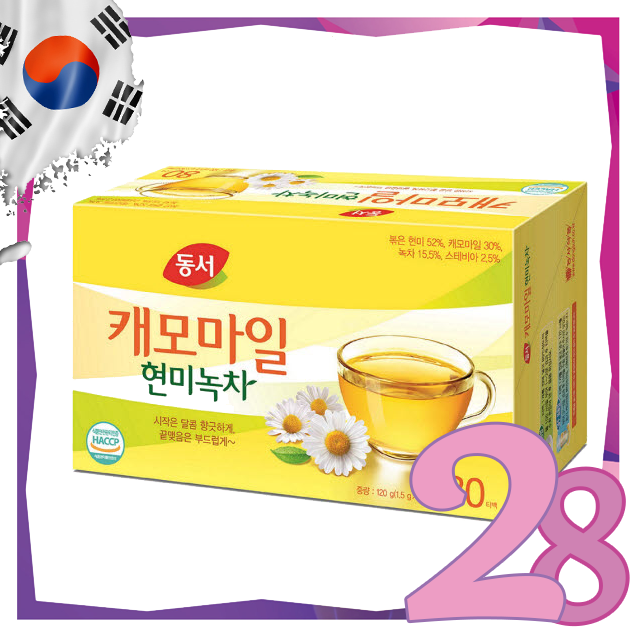 DONGSUH - *Chamomile Tea 120g (1.5g*80 Bags)(8801037094398) [Parallel Import]