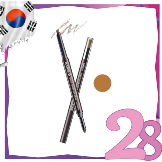 The Saem - *eco soul pencil & powder dual brow(#1Natural Brown)(8806164134740)