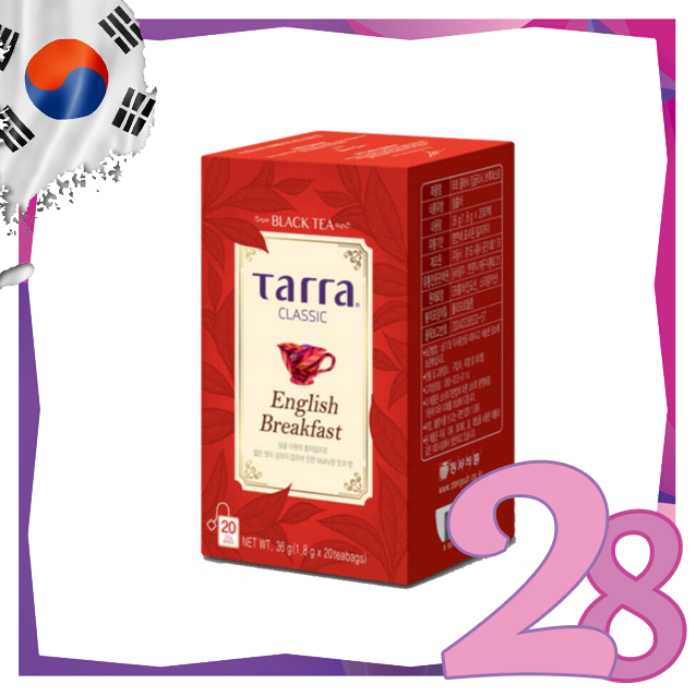 DONGSUH - *【English Breakfast】Tarra Classic Black Tea(1.8g*20Teabags)(8801037092622)