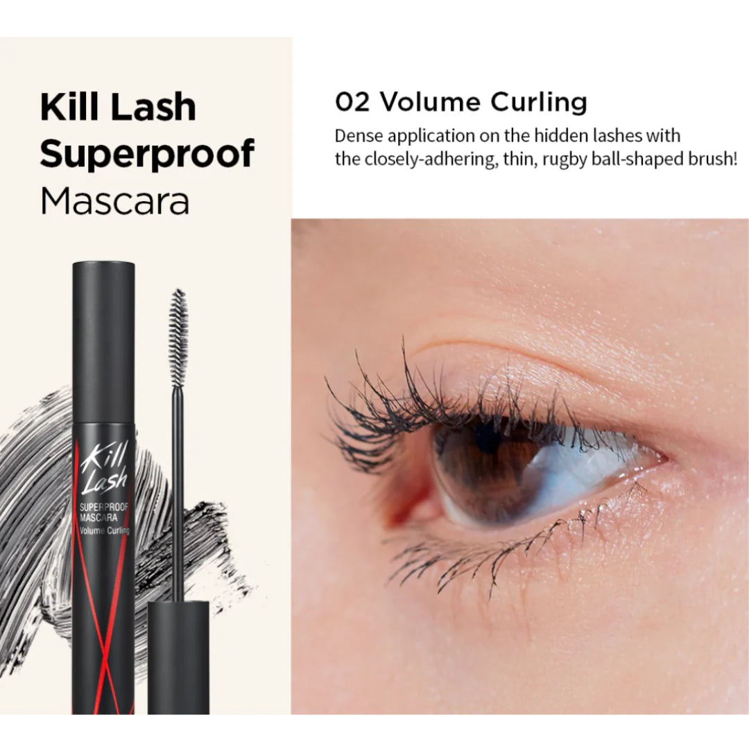 CLIO - *Kill Lash Superproof mascara(Volume Curling)(8809598299726)