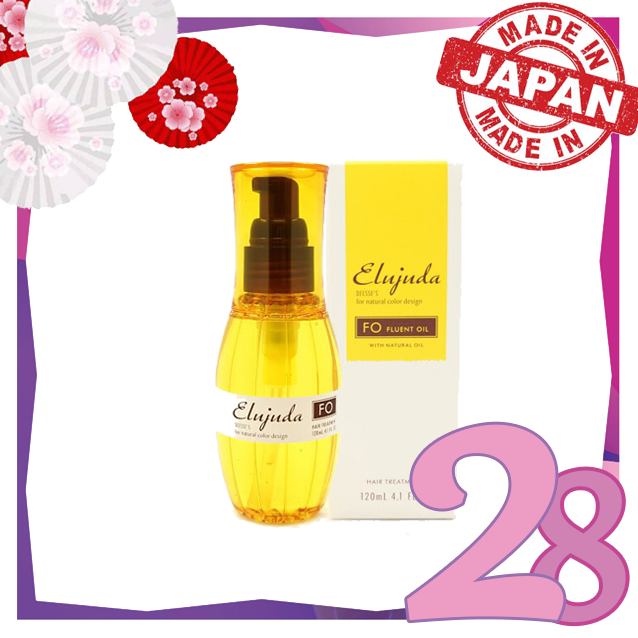 Milbon - *【Yellow】Erujuda FO Fluent Oil Hair Treatment 120ml(4954835290432)