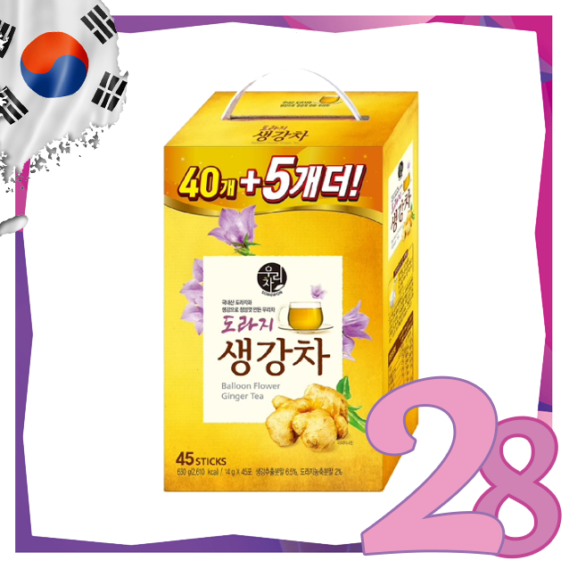 Korea - *Songwon Balloon Flower Ginger Tea(45 sticks)(8809049866279)