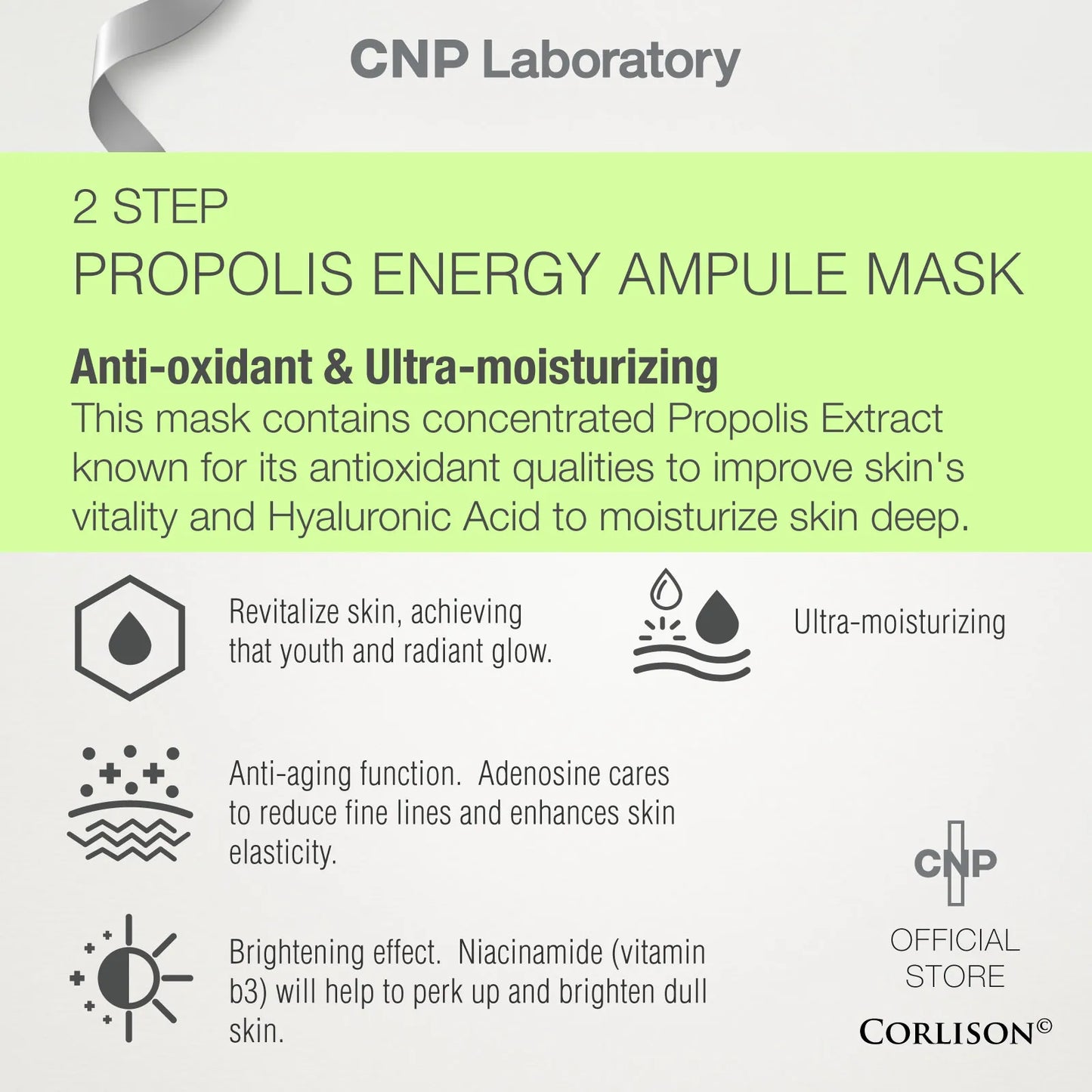 CNP Laboratory - *Mugener Calming Ampule Mask 25ml*1(8801051487992)