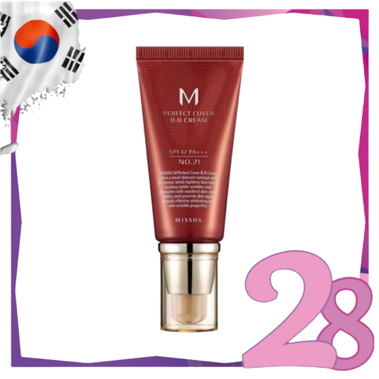Missha - *M Perfect Cover BB Cream 50ml[#21 Light Beige](8806185793117)