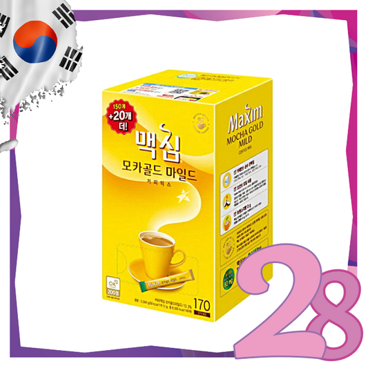 DONGSUH - *Maxim Mocha Gold Mild Coffee Mix 2040g(170pcs)(8801037054637)