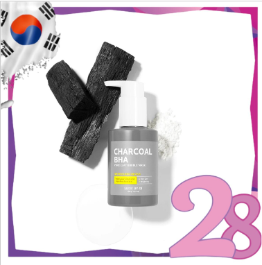 SOME BY MI - *Charcoal BHA Pore Clay Bubble Mask 50ml(8809647391685)