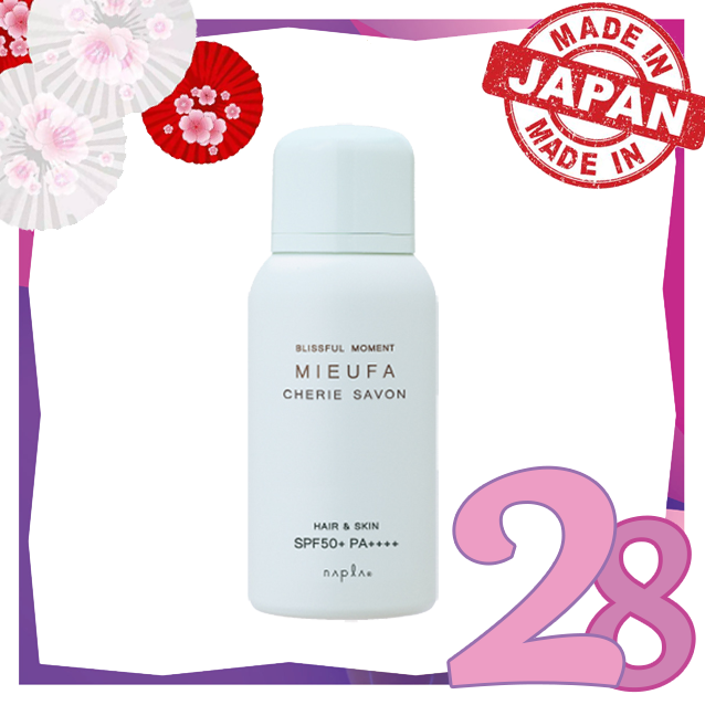 MIEUFA - *【Cherie Savon】UV Cut Floral Spray SPF50+PA++++ 80g(4540688143690)